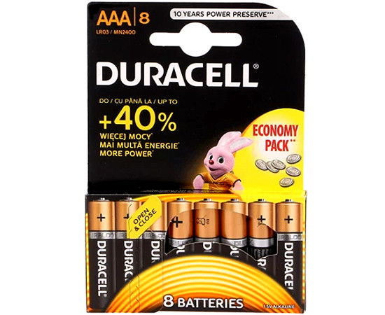 LR03/AAA Duracell Bateria