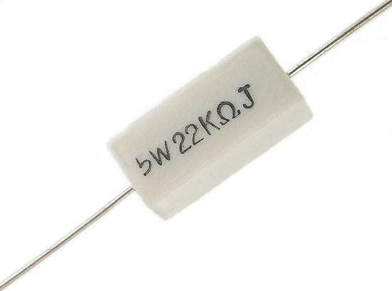 Zementwiderstand; axial; 22kR