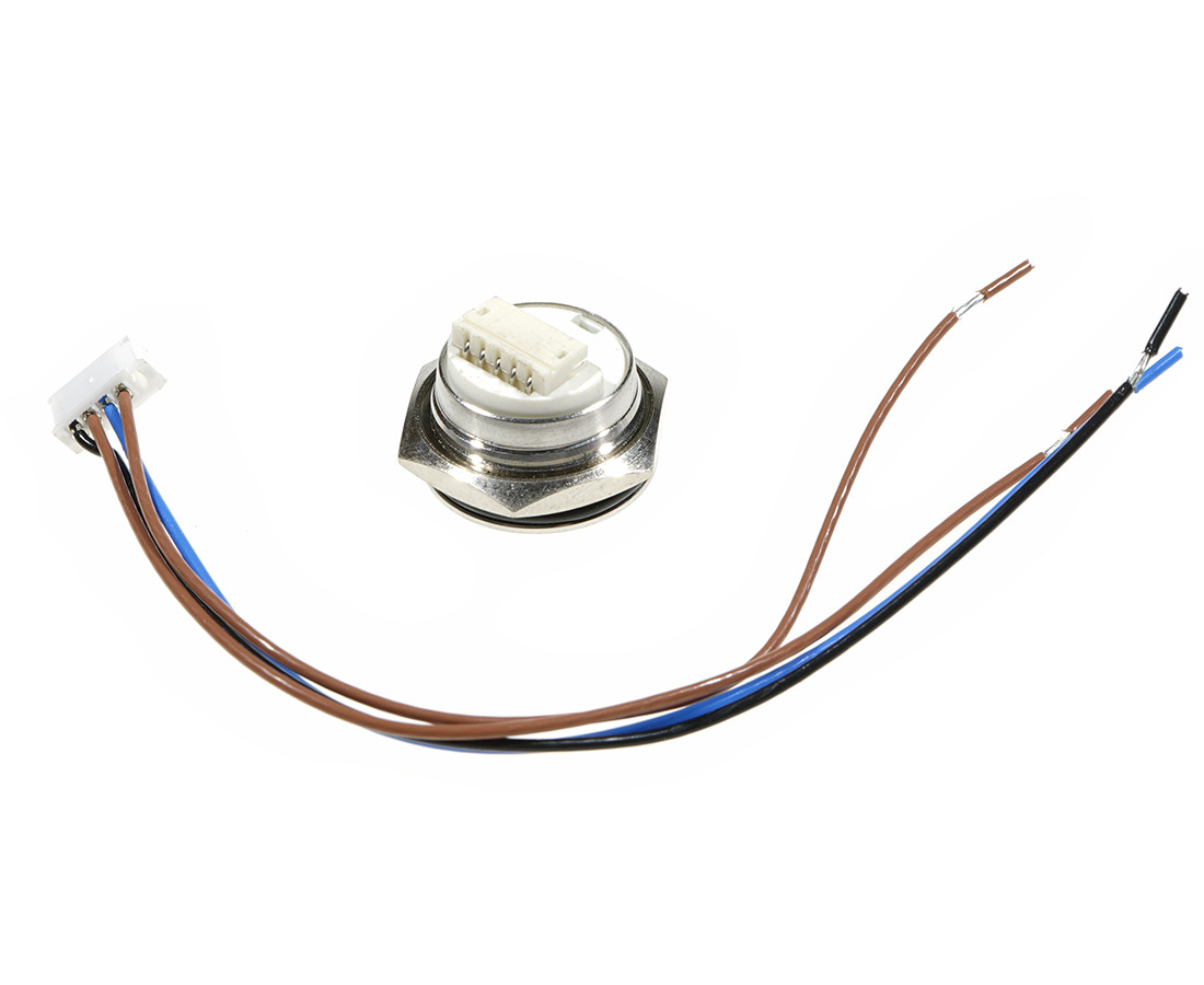 Vandal proof push button switch; W16F1SEB24/S wiresL