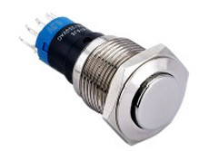 Vandal proof push button switch; W16H11/S