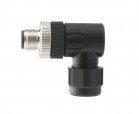 M12 type connector, WAIN M12-M05A-S-D6, male, angled, number of contacts: 5