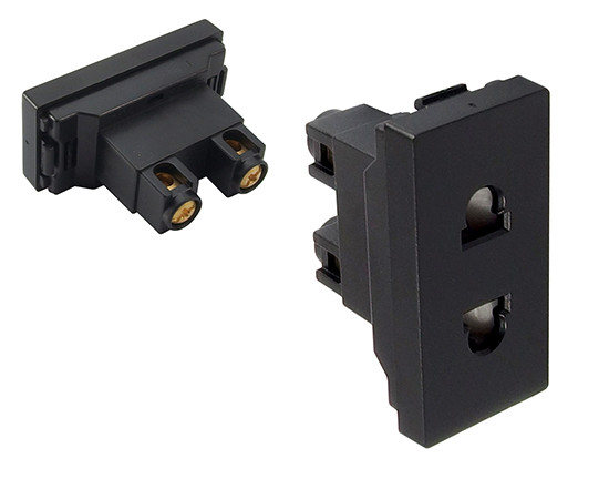 Gniazdo elektryczne bez uziemienia, 1/2  (wymagany OES mountframe)