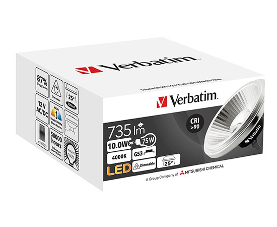 VERBATIM LED AR111 G53 10.0W | 52344