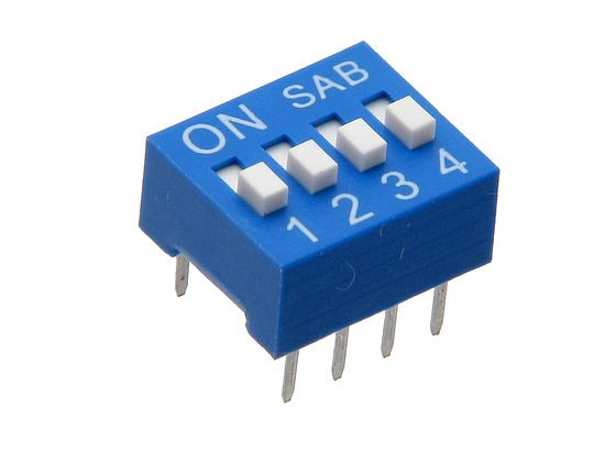 BS04GB SAB Dip-switch | EDG104S (equivalent)