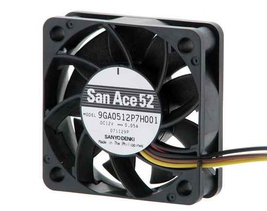 cooling fan Sanyo Denki 9GA0512P7H001 San Ace 52; 12V; 52x52x15mm