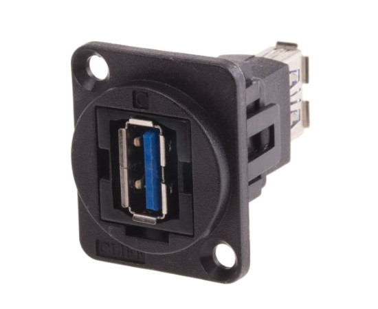 Coupler, USB A, both sides socket