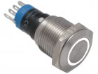 Vandal proof push button switch; W16F11EW12/S