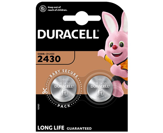 CR2430 RoHS || CR2430 3V || CR2430 Duracell blister 2szt