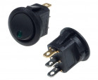 FL3-KCD1-101EN-8 Green RoHS || MIRS-101-12/G; rocker switch;