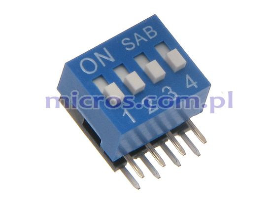 BA04GB SAB Przełącznik dip switch