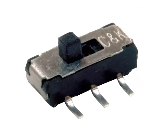 Slide switches 0.3A/6V ON-ON SMD
