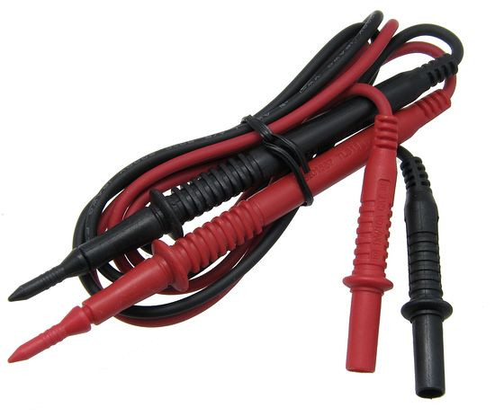 Test leads unbend plug VA3002 L=1,45m