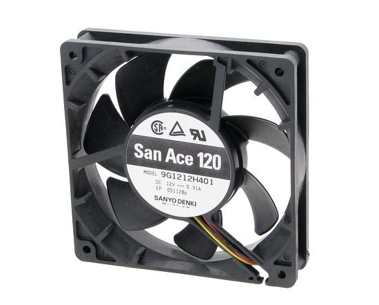 cooling fan.Sanyo Denki 9G1212H401 San Ace 120;12V; 120x120x25mm