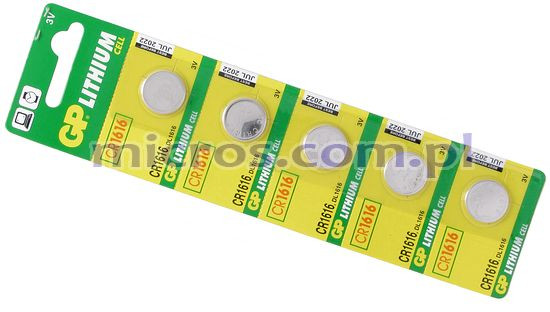 CR1616 blister 5pcs