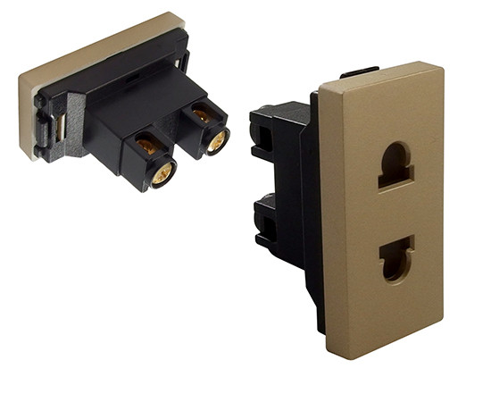 Gniazdo elektryczne bez uziemienia, 1/2  (wymagany OES mountframe)