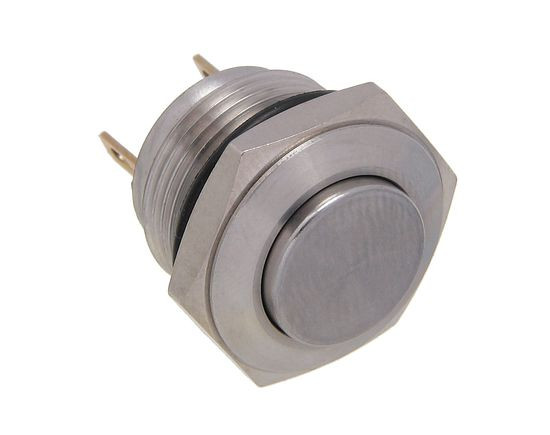 Vandal proof push button switch; W16H10R/S