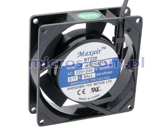 9225B2H MAXAIR fan AC