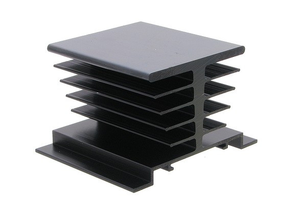 Heatsink, profil DY-KG; length=66mm width=80mm height.=50mm