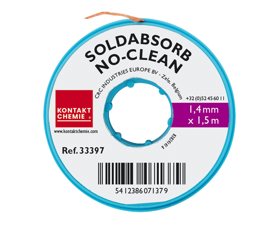 Soldabsorb fi 1.5mm, 1.5m Kontakt Chemie blister 2pcs