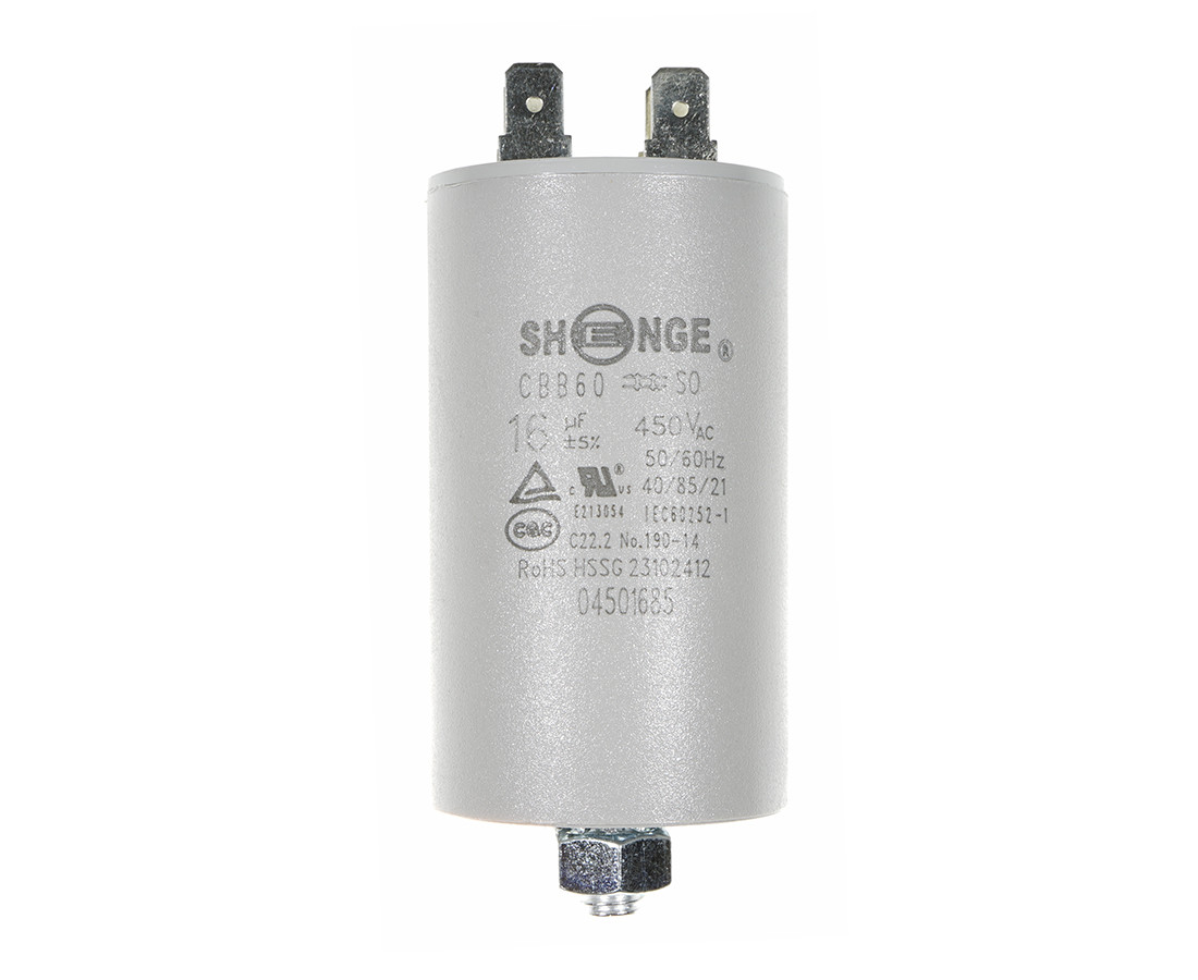 CBB60 40*70M8 250# 16uF/450VAC SHENGE Motor starting capacitor