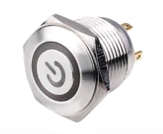 Vandal proof push button switch; W19F21EW220/S power