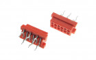 Female "Micro-Match"  6pin straight , for PCB