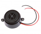 BUZ-P RoHS || Φ54x25mm, 12-24V, 100dB, intermittierender Ton, schwarz