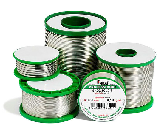Sn99,3Cu0,7 2,00mm 250G Cynel