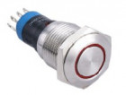 Vandal proof push button switch; W16F11ER12/S