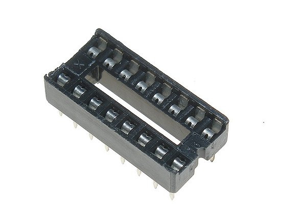 DIL socket 16pin CONNECTAR