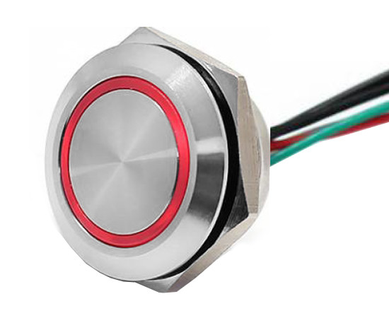 Przełącznik wandaloodporny; W19F1SER12/S wires