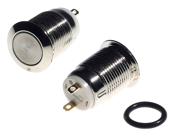 Vandal proof push button switch; W12F11/C II