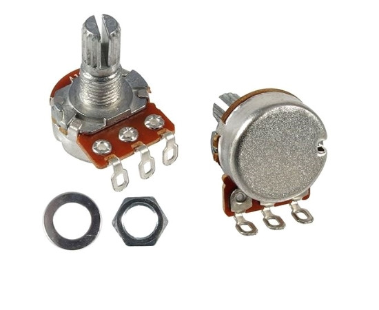 Single turn shaft potentiometer; 10K