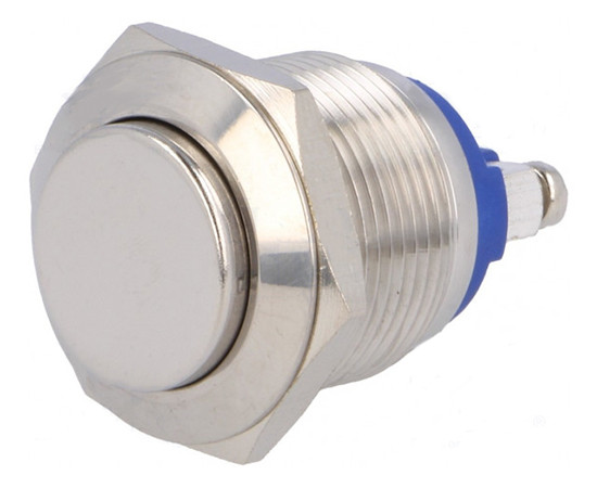 Vandal proof push button switch; GQ19H-10/S
