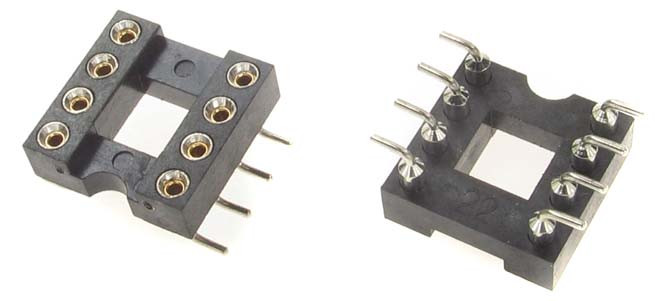 DS1001-02-08N13 CONNFLY DIP Socket 8pin