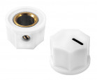 507W RoHS || 5007-5 15x10,5mm white RoHS || Knob; dimensions: 10,5x15mm