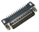 male D-Sub 25pin hq for PCB, angled 7.2mm