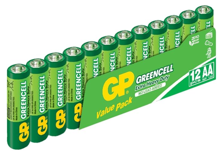 Zinkchloridbatterie&nbsp;AA&nbsp;1,5&nbsp;V&nbsp;GP