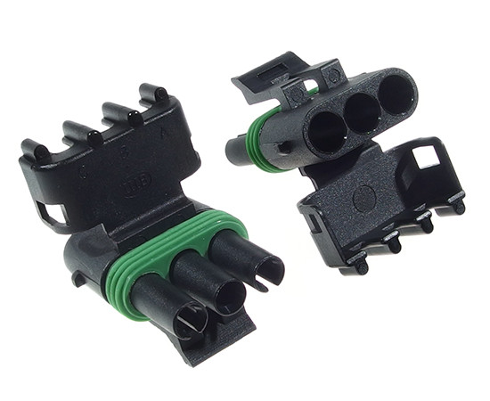 Female plug 3 pins, Weather Pack