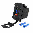 Autoladegerät USB 3.0 + Typ-C-Voltometer