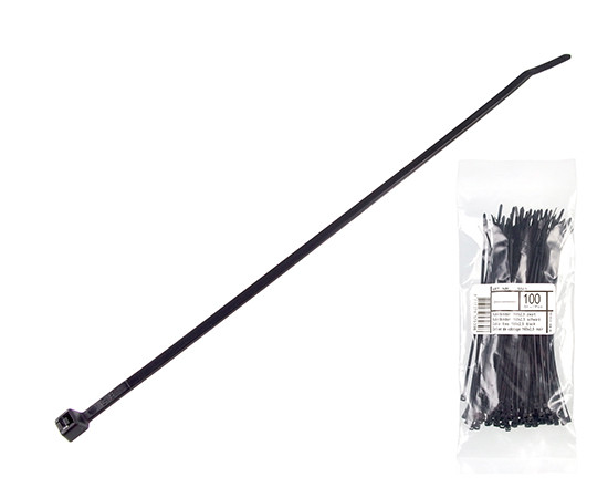 Opaska zaciskowa standard 160x2.5mm czarna
