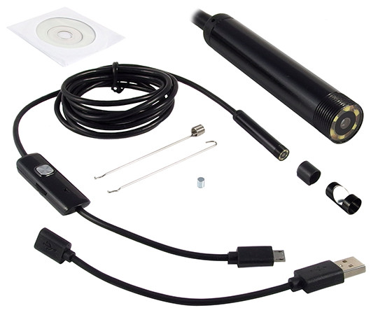 KAM insp.USB.3,5m.VGA