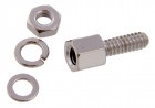 Screw assembly for D-SUB UNC4-40