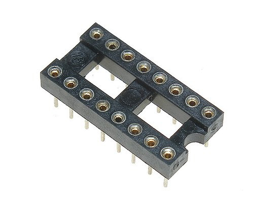 DIP Socket 16pin CONNECTAR