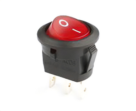 KCD8-101NB1ACBR3 AC220; illuminated; rocker switch;