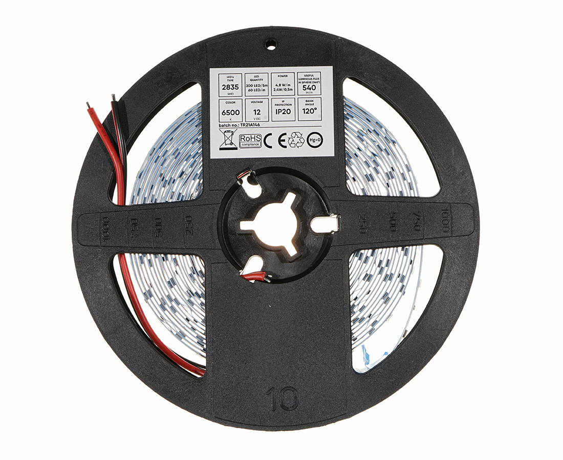 Taśma LED 2835/60 zimna 12V IP20
