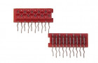 Female "Micro-Match"  10pin angled , for PCB