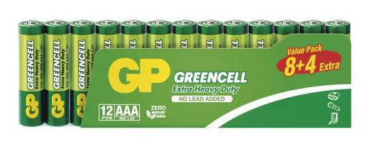 Zinkchloridbatterie&nbsp;AAA&nbsp;1,5&nbsp;V&nbsp;GP