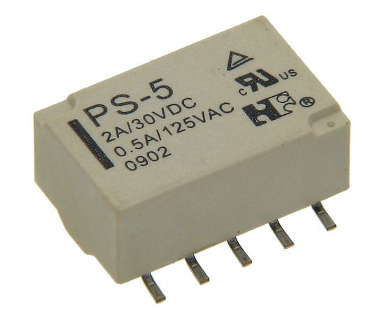 PS-5 signal relay SMT monostable