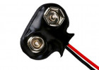 Snap-on battery connector 